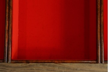 アジアンヴィンテージ　シノワズリ様式　花鳥図が華やかなオリエンタルデザインのサイドボード　(R-088140)