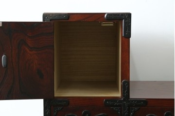 中古　美品　岩谷堂箪笥　伝統美と収納力を兼ね備えた階段箪笥　(R-088145)