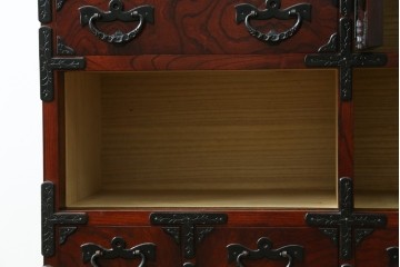 中古　美品　岩谷堂箪笥　伝統美と収納力を兼ね備えた階段箪笥　(R-088145)
