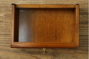 中古　美品　イタリア高級家具　メデア(Medea)　美しい杢目を活かした象嵌細工が魅力的なライティングビューロー　定価約70万円　(R-088147)
