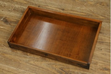 中古　美品　イタリア高級家具　メデア(Medea)　美しい杢目を活かした象嵌細工が魅力的なライティングビューロー　定価約70万円　(R-088147)