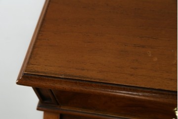 中古　美品　イタリア高級家具　メデア(Medea)　美しい杢目を活かした象嵌細工が魅力的なライティングビューロー　定価約70万円　(R-088147)
