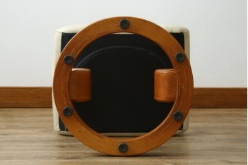 中古　美品　EKORNES(エコーネス)　Stressless Wing(ウィング)　本革　オットマン付きストレスレスチェア　定価約35万円　(R-088156)
