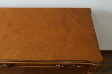 中古　美品　CLイタリア(CLItalia)　流れるような草木のレリーフが美しいサイドボード　定価約180万円　(R-088163)