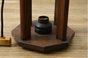 ヴィンテージ照明　希少な廃番品　松本民芸家具　八角形のシェードが趣ある吊大アンドン　(R-088165)