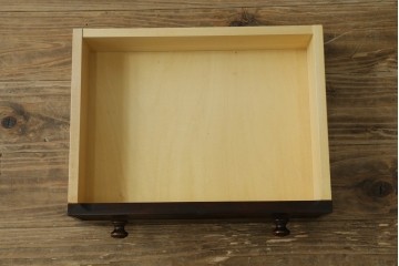 中古　美品　北海道民芸家具　省スペースで使いやすく和洋折衷の佇まいが美しいサイドチェスト　(R-088166)