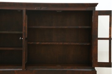 中古　美品　神居民芸(Kamui、カムイ)　ブランドロゴ入り　格子入りガラス扉のサイドボード　(R-088168)