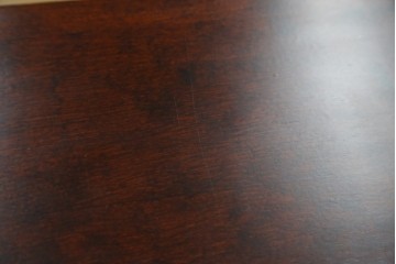 中古　美品　神居民芸(Kamui、カムイ)　ブランドロゴ入り　格子入りガラス扉のサイドボード　(R-088168)