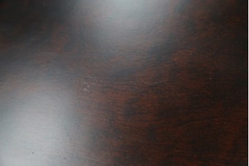 中古　美品　神居民芸(Kamui、カムイ)　ブランドロゴ入り　格子入りガラス扉のサイドボード　(R-088168)