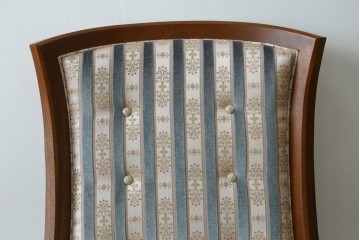 中古　DREXEL HERITAGE(ドレクセルヘリテイジ)　Upholstery(アップホルスタリー)　ストライプ柄のハイバックチェア　(R-088184)