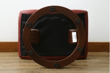 中古　美品　EKORNES(エコーネス)　コンサルシリーズ　Sサイズ　本革　洗練されたデザインが魅力のストレスレスチェアとオットマンのセット　(R-088188)