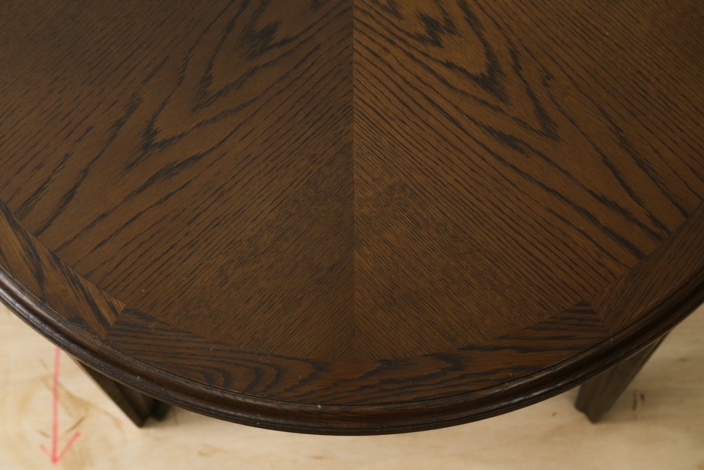 中古　美品　カリモク家具(karimoku)　ドマーニ(domani)　クイーンズライフ(QUEENS LIFE)　クラシカルモダンな雰囲気漂うリビングテーブル　定価約17万円　(R-088193)