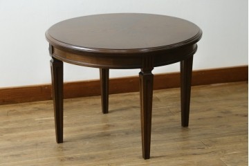 中古　美品　カリモク家具(karimoku)　ドマーニ(domani)　クイーンズライフ(QUEENS LIFE)　クラシカルモダンな雰囲気漂うリビングテーブル　定価約17万円　(R-088193)