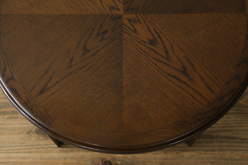 中古　美品　カリモク家具(karimoku)　ドマーニ(domani)　クイーンズライフ(QUEENS LIFE)　クラシカルモダンな雰囲気漂うリビングテーブル　定価約17万円　(R-088193)