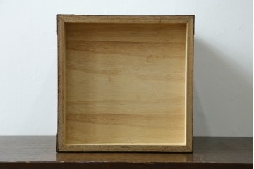和製ヴィンテージ　仙台箪笥　牡丹金具が存在感を放つ小引き出し　(R-088198)