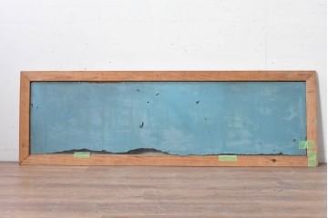【簡易リペア限定品】　イギリスヴィンテージ　ガラス裏文字　金文字が映える看板　(R-088202)