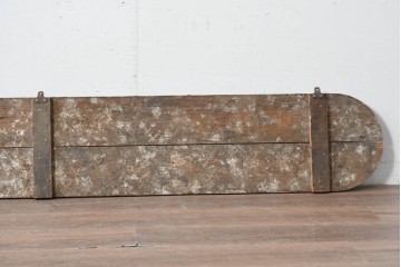 【簡易リペア限定品】　イギリスアンティーク　希少　著名工房作品　英国伝統サインペイント　ホップを描いた立体彫刻入り「Caffrey's IRISH ALE(カフリーズ)」のショップサイン　(R-088205)