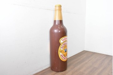 イギリスヴィンテージ　希少!!　Newcastle Brown Ale　大型のビール瓶型ディスプレイオブジェ　(R-088208)