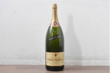 中古　希少!!　フランスの名門シャンパンメゾン　Charles Heidsieck(シャルル・エドシック)　存在感抜群の販促用ボトルオブジェ　(R-088210)