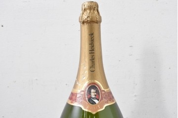 中古　希少!!　フランスの名門シャンパンメゾン　Charles Heidsieck(シャルル・エドシック)　存在感抜群の販促用ボトルオブジェ　(R-088210)