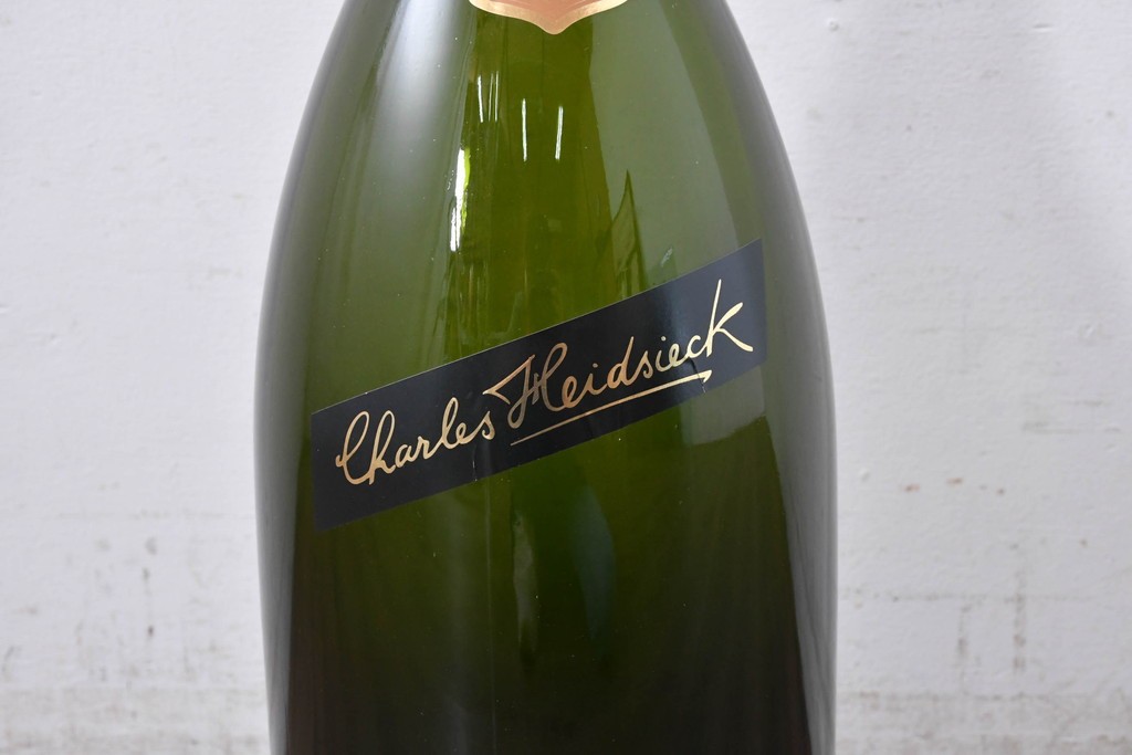 中古　希少!!　フランスの名門シャンパンメゾン　Charles Heidsieck(シャルル・エドシック)　存在感抜群の販促用ボトルオブジェ　(R-088210)