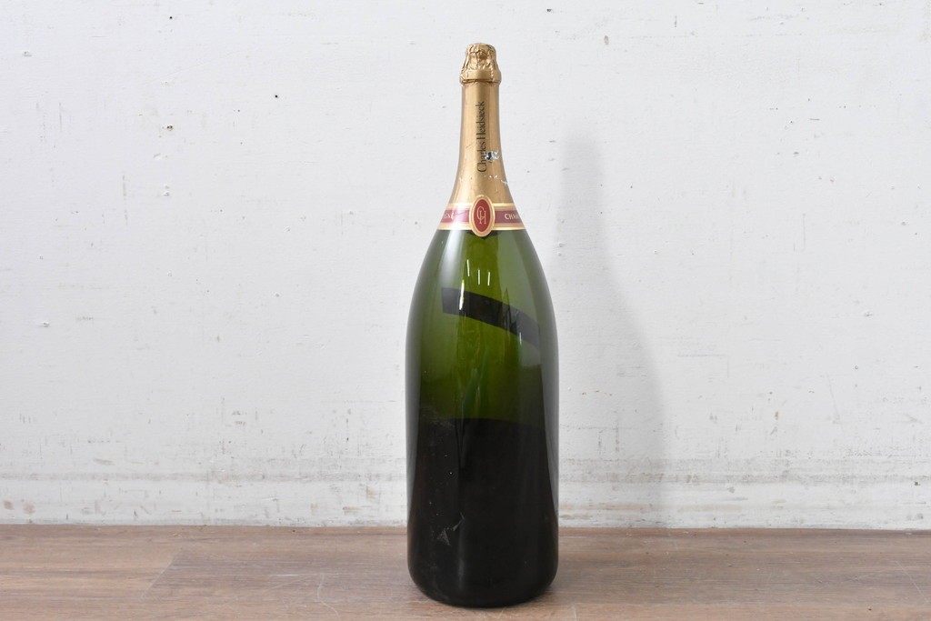 中古　希少!!　フランスの名門シャンパンメゾン　Charles Heidsieck(シャルル・エドシック)　存在感抜群の販促用ボトルオブジェ　(R-088210)