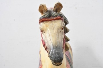 イギリスヴィンテージ　色彩豊かな馬のオブジェ　(R-088213)