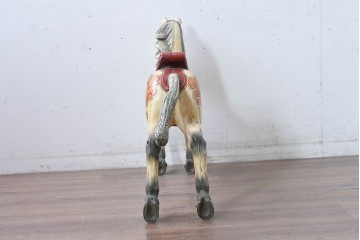 イギリスヴィンテージ　色彩豊かな馬のオブジェ　(R-088213)