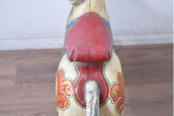 イギリスヴィンテージ　色彩豊かな馬のオブジェ　(R-088213)