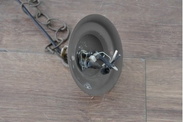 中古　希少な廃番品　オーデリック　やわらかな曲線フレームが上品な3灯シャンデリア　(R-088227)