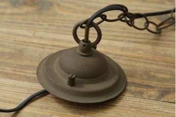 中古　希少な廃番品　オーデリック　やわらかな曲線フレームが上品な3灯シャンデリア　(R-088228)