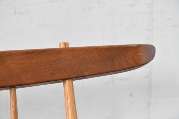 和製ヴィンテージ　ジョージ・ナカシマ(George Nakashima)　素材を活かした造形が魅力のコノイドベンチ　(R-088232)