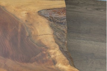 和製ヴィンテージ　ジョージ・ナカシマ(George Nakashima)　素材を活かした造形が魅力のコノイドベンチ　(R-088232)