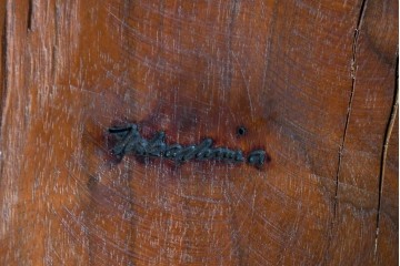 和製ヴィンテージ　ジョージ・ナカシマ(George Nakashima)　素材を活かした造形が魅力のコノイドベンチ　(R-088232)