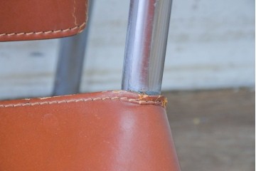 【簡易リペア限定品】　イタリアヴィンテージ　Cassina(カッシーナ)　当時のロゴシールあり　ル・コルビュジエ(Le Corbusier)　ピエール・ジャンヌレ(Pierre Jeanneret)　シャルロット・ペリアン(Charlotte Perriand)　LC1　スリングチェア　現行定価約78万円　(R-088233)