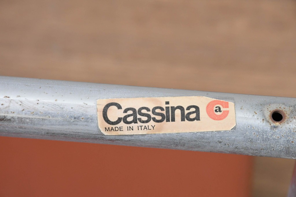 【簡易リペア限定品】　イタリアヴィンテージ　Cassina(カッシーナ)　当時のロゴシールあり　ル・コルビュジエ(Le Corbusier)　ピエール・ジャンヌレ(Pierre Jeanneret)　シャルロット・ペリアン(Charlotte Perriand)　LC1　スリングチェア　現行定価約78万円　(R-088233)