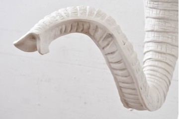 【簡易リペア限定品】　ヨーロッパヴィンテージ　希少品　象モチーフのウォールデコレーション　(R-088236)