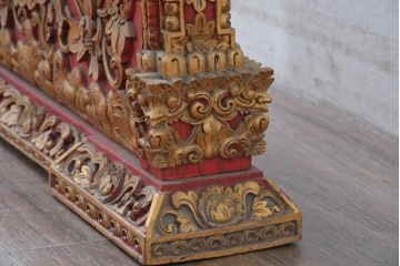 【簡易リペア限定品】中古　バリ島　ガムラン楽器　ガンサ　彫刻装飾が見事な民族楽器　(R-088246)