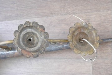 ヴィンテージ照明　モロッコ　希少デザイン　透かし細工とカボション装飾のウォールライト　(R-088259)