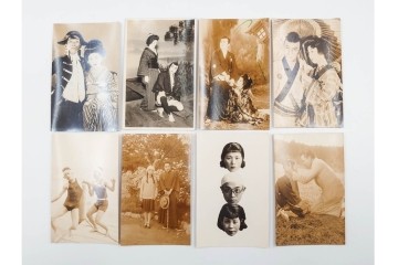 戦前　サイン入り　女優・俳優のブロマイド103枚セット　(R-088273)