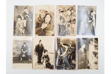 戦前　サイン入り　女優・俳優のブロマイド103枚セット　(R-088273)