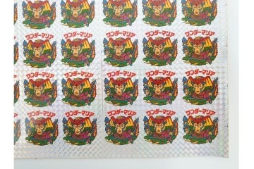 当時物　ビックリマン　悪魔VS天使シール　ワンダーマリア　パチ物のアンカットシート 　(R-088275)