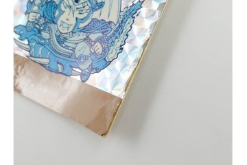 当時物　ビックリマン　悪魔VS天使シール　ワンダーマリア　パチ物のアンカットシート　(R-088277)