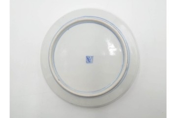 幕末から明治期　伊万里　在銘(角富)　錦手・金襴手　直径約16cm(5.1寸)　煌びやかな絵付けが魅力の中皿5枚セット　(R-088285)