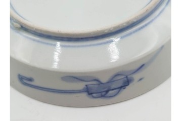 幕末から明治期　伊万里　在銘(角富)　錦手・金襴手　直径約16cm(5.1寸)　煌びやかな絵付けが魅力の中皿5枚セット　(R-088285)
