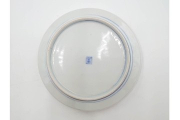幕末から明治期　伊万里　在銘(角富)　錦手・金襴手　直径約16cm(5.1寸)　煌びやかな絵付けが魅力の中皿5枚セット　(R-088286)