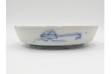 幕末から明治期　伊万里　在銘(角富)　錦手・金襴手　直径約16cm(5.1寸)　煌びやかな絵付けが魅力の中皿5枚セット　(R-088287)