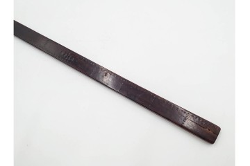 李朝　時代物　長さも意匠も異なる木製物差し6本セット　(R-088289)