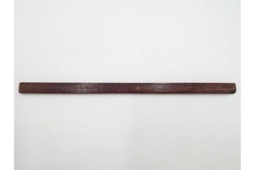 李朝　時代物　長さも意匠も異なる木製物差し6本セット　(R-088289)