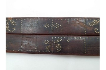 李朝　時代物　長さも意匠も異なる木製物差し6本セット　(R-088289)